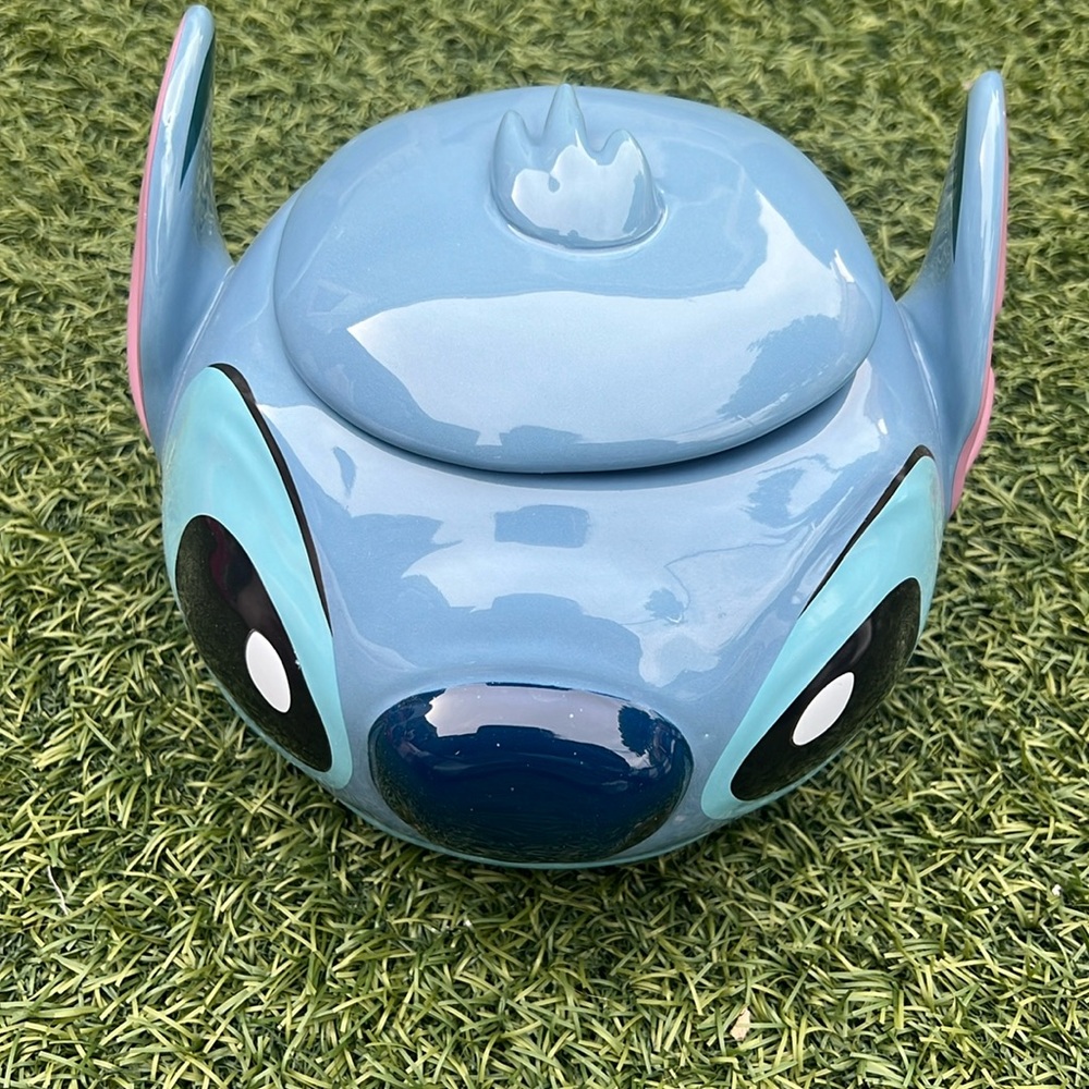 NIB Stitch cookie jar